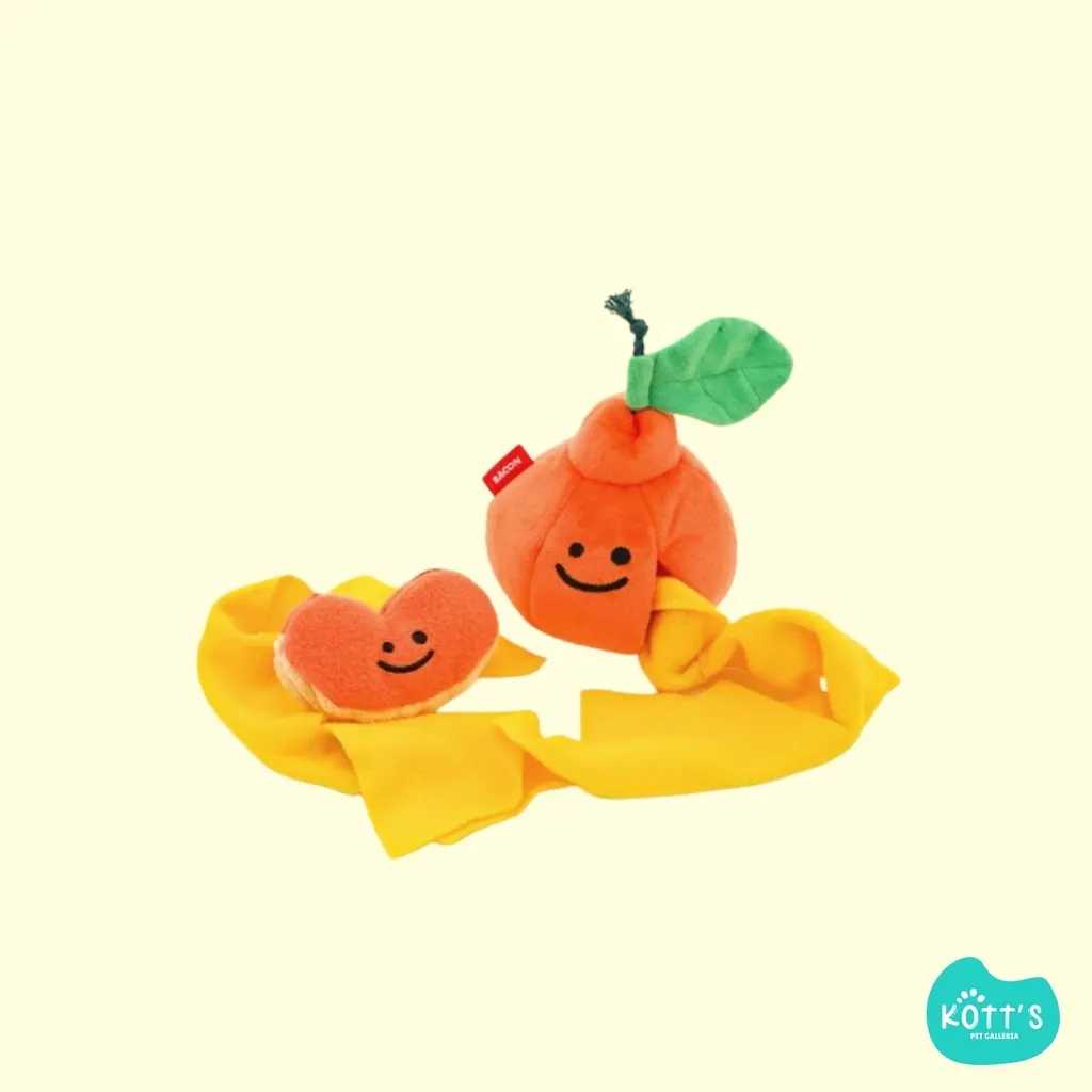 Orange Fruit Pet Nosework Sniff Interactive Toy